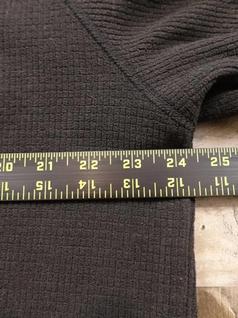 The North Face Waffle Fleece Quarter Zip Pullover Men's Large Gray Outdoor